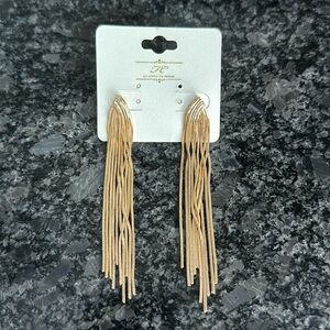 NEW Le Centre Du Monde Gold Earrings